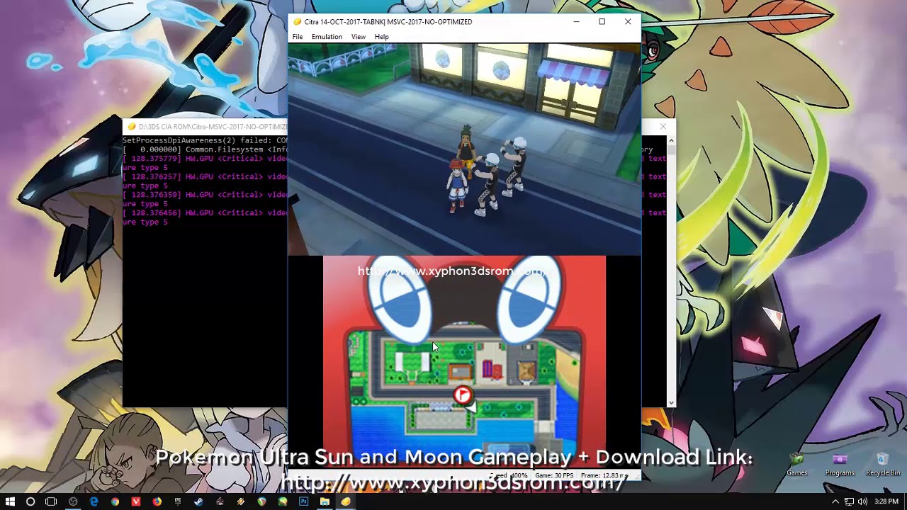 pokemon ultra moon rom download
